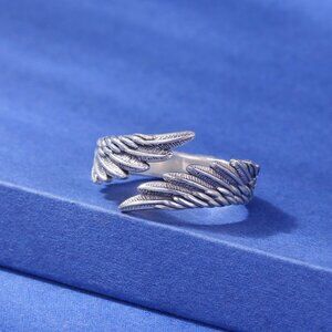 Angel Wings Adjustable Couple | Rings Stainless Steel | Unisex Ring